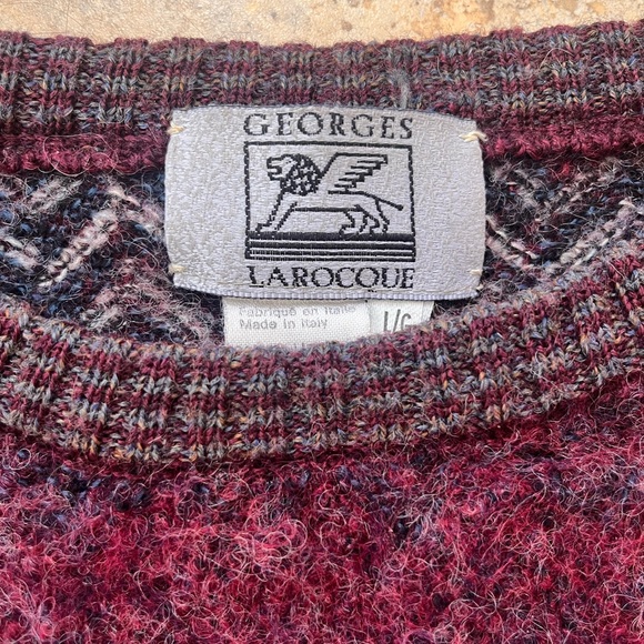 Knit Sweater Chevron Pattern - Picture 2 of 7